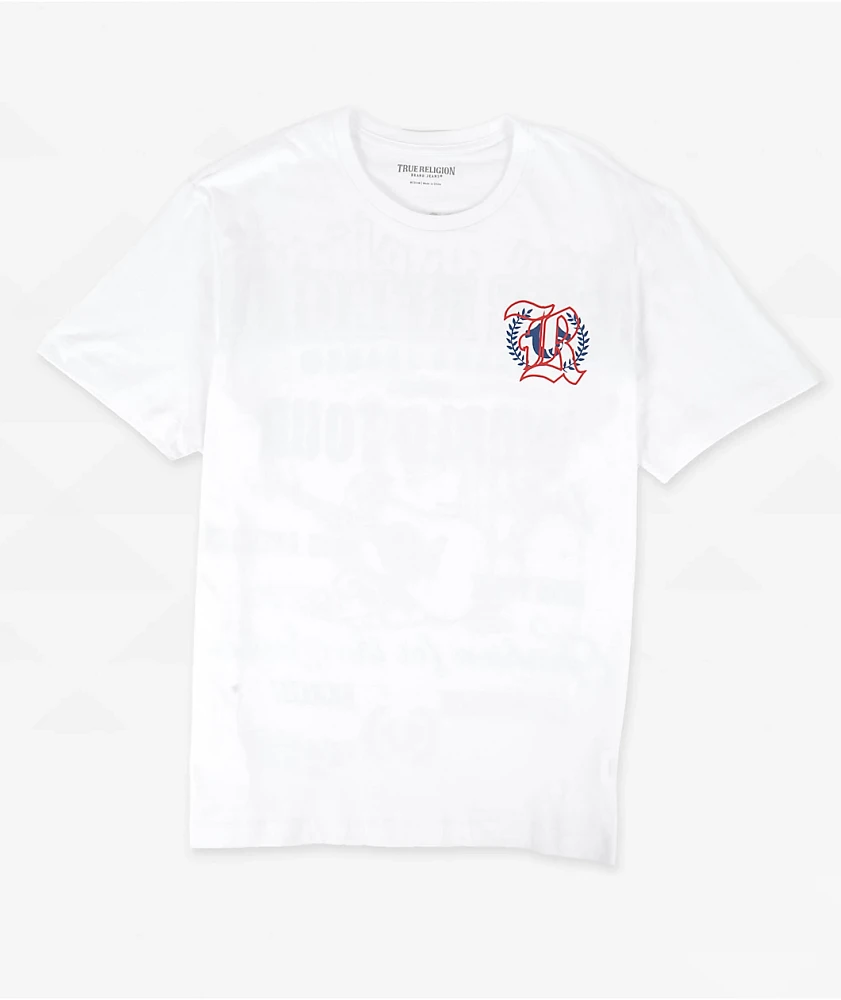 True Religion Multi White T-Shirt