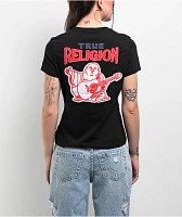 True Religion Patched Buddha Black T-Shirt