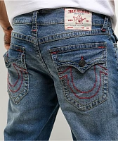 True Religion Ricky Big T Flap Straight Bond St Medium Wash Jeans