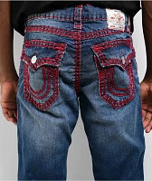 True Religion Ricky Super Q Muphrid Dark Wash Straight Leg Jeans