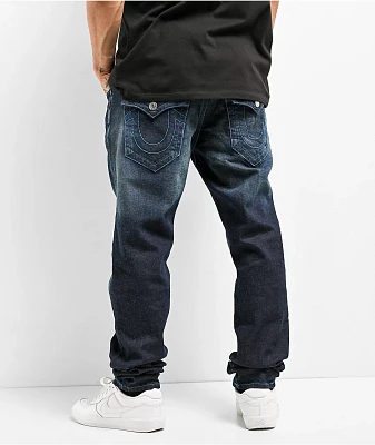 True Religion Rocco Single Needle Diver Dark Wash Skinny Jeans