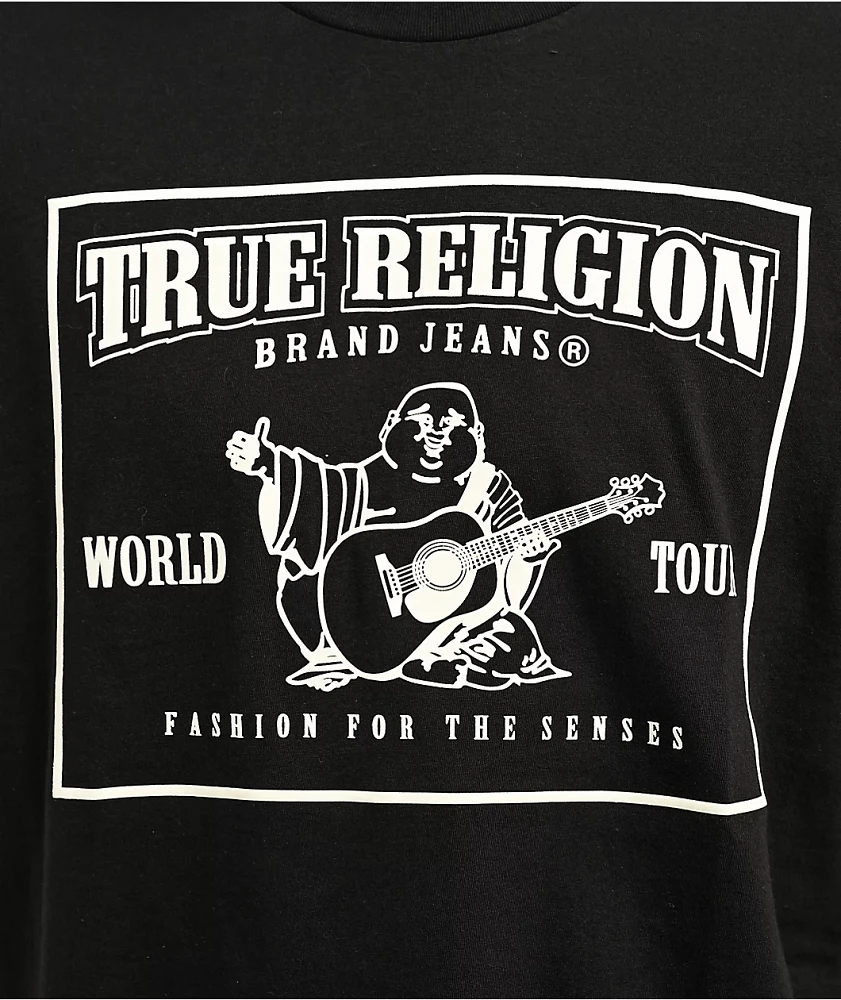True Religion SRS Logo Black T-Shirt