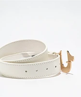 True Religion Sage II White Belt