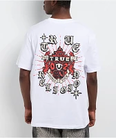 True Religion Sinning Crest White T-Shirt