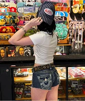 True Religion Super T Flap Moondaisy Spicy Shorts
