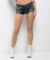 True Religion Super T Flap Moondaisy Spicy Shorts