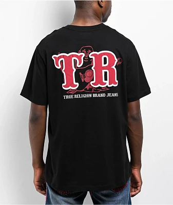 True Religion TR Buddha Black T-Shirt