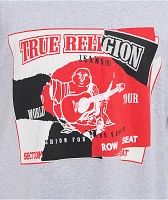 True Religion Torn Grey T-Shirt