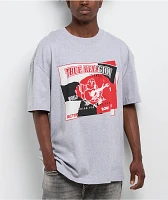 True Religion Torn Grey T-Shirt