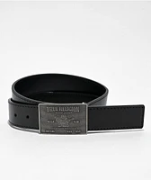 True Religion Touring Plaque Black Belt