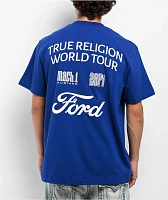True Religion x Ford Tour Blue T-Shirt