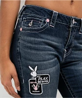 True Religion x Playboy Becca Indigo Upgrade Bootcut Jeans