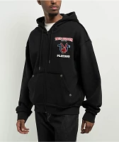 True Religion x Playboy Black Zip Hoodie