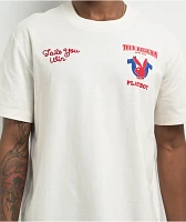 True Religion x Playboy Tails You Win Cream T-Shirt