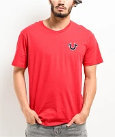 True Religon Buddha Logo Red T-Shirt