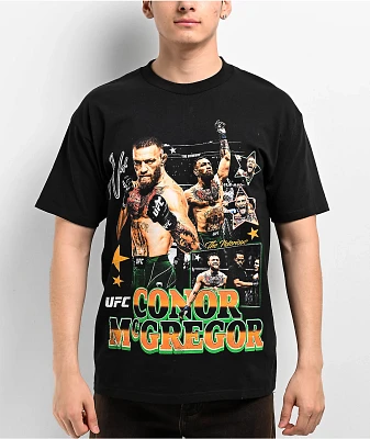 UFC Conor Stars Collage Black T-Shirt