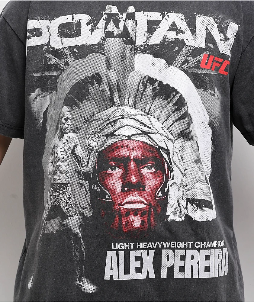 UFC Periera Chama Black Wash T-Shirt