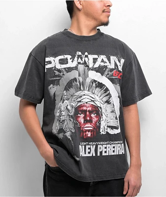 UFC Periera Chama Black Wash T-Shirt