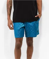 Umbro Blue Checker Shorts