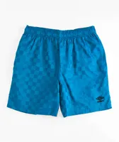 Umbro Blue Checker Shorts