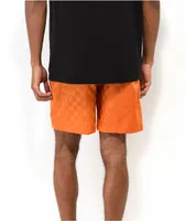Umbro Orange Checker Shorts