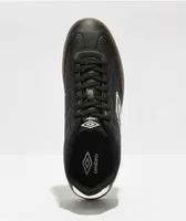 Umbro Regent SL Black, White & Dark Gum Shoes