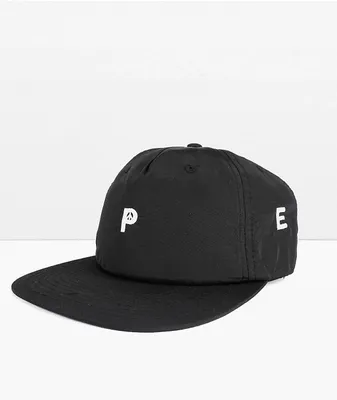 Umbro x Akomplice Peace Out Flat Black Strapback Hat