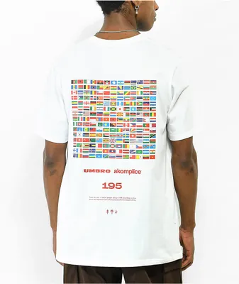 Umbro x Akomplice World Peace White T-Shirt