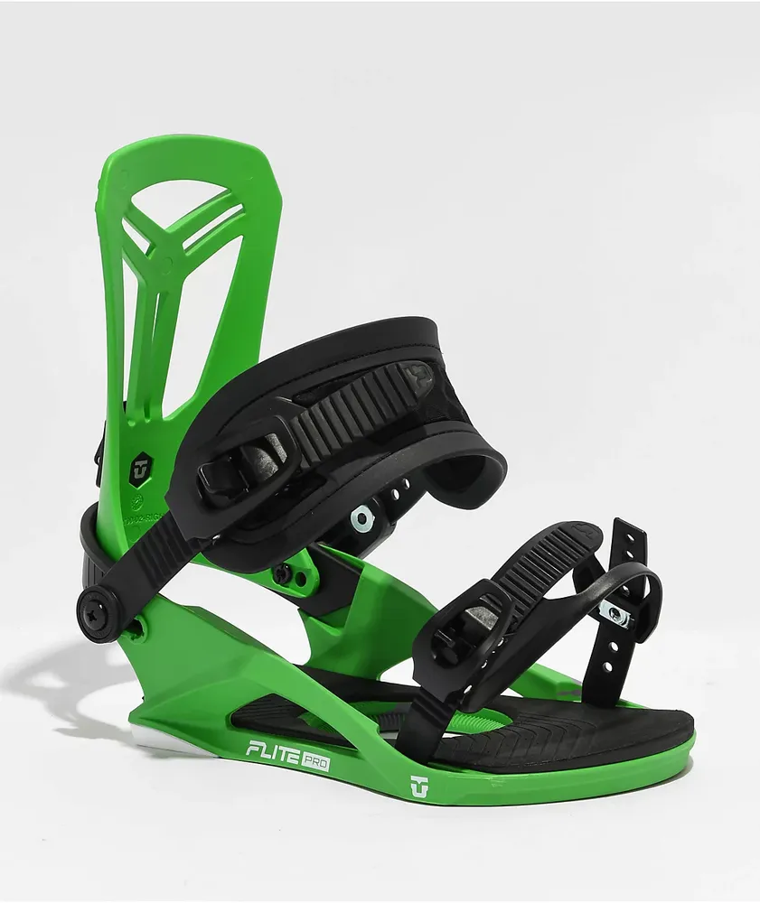 Union Flite Pro Green Snowboard Bindings 2024