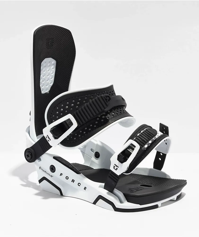 Union Force White Snowboard Bindings 2024