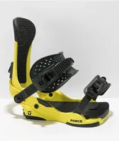 Union Force Yellow Snowboard Bindings 2023