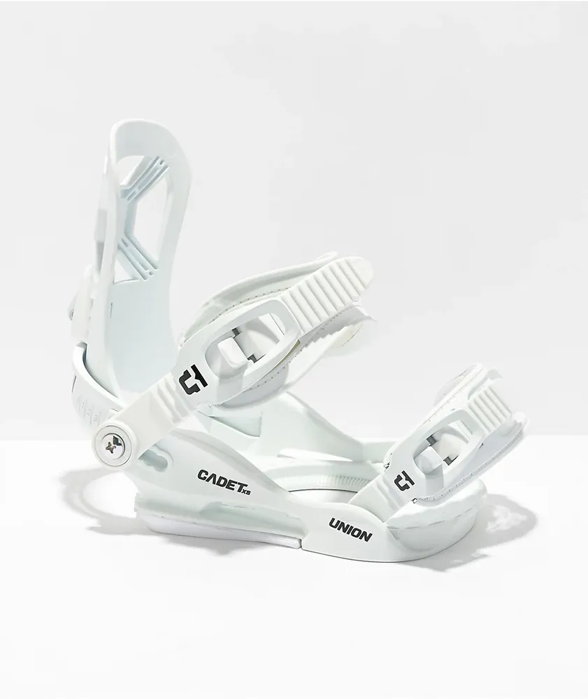 Union Kid's Cadet XS White Snowboard Bindings 2023