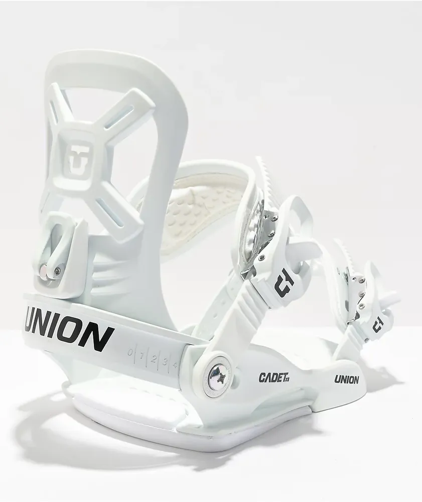 Union Kid's Cadet XS White Snowboard Bindings 2023