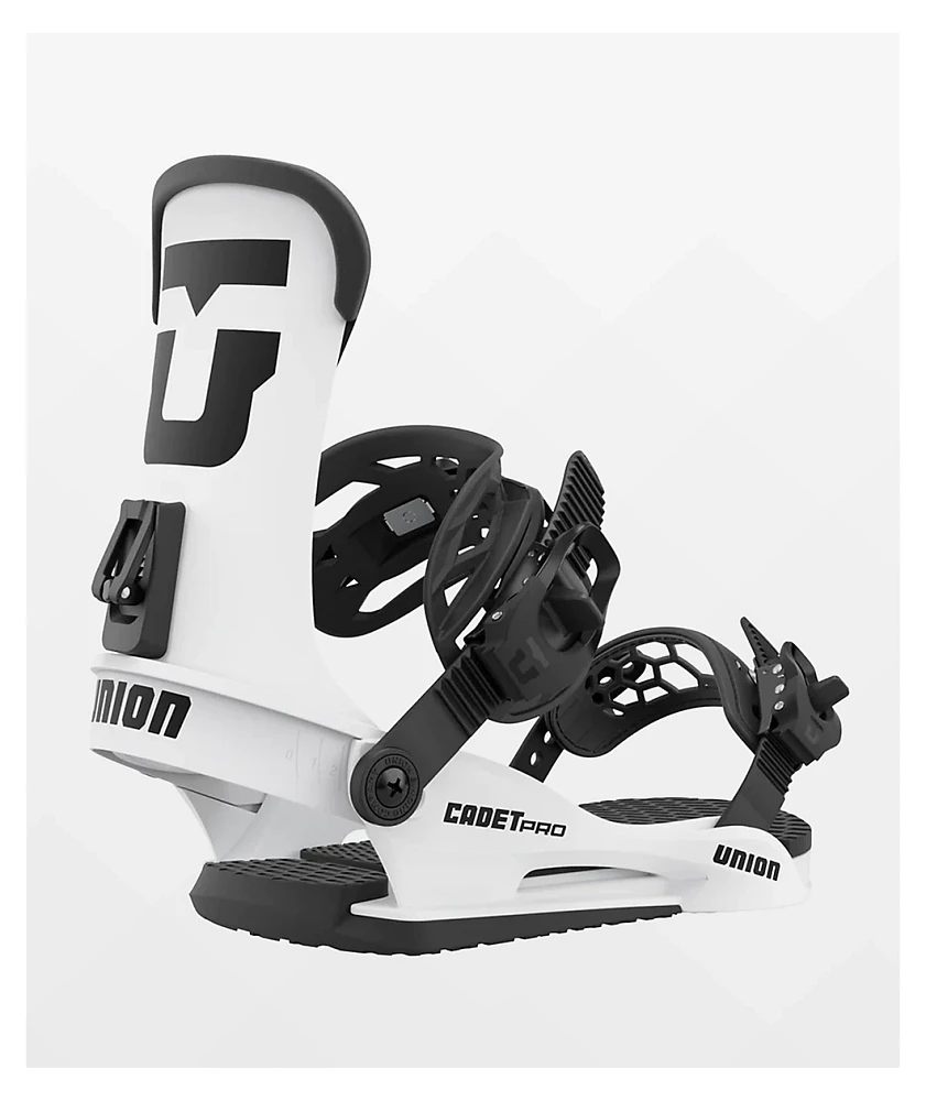Union Kids Cadet Pro White Snowboard Bindings 2024