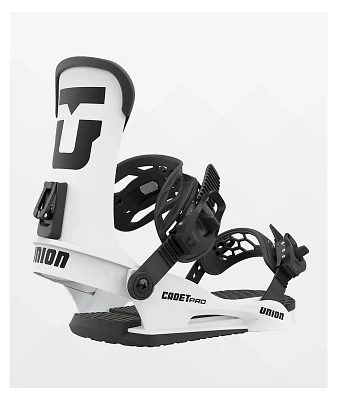 Union Kids Cadet Pro White Snowboard Bindings 2024