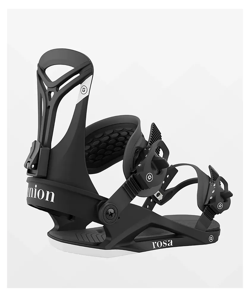 Union Rosa Black Snowboard Bindings 2024