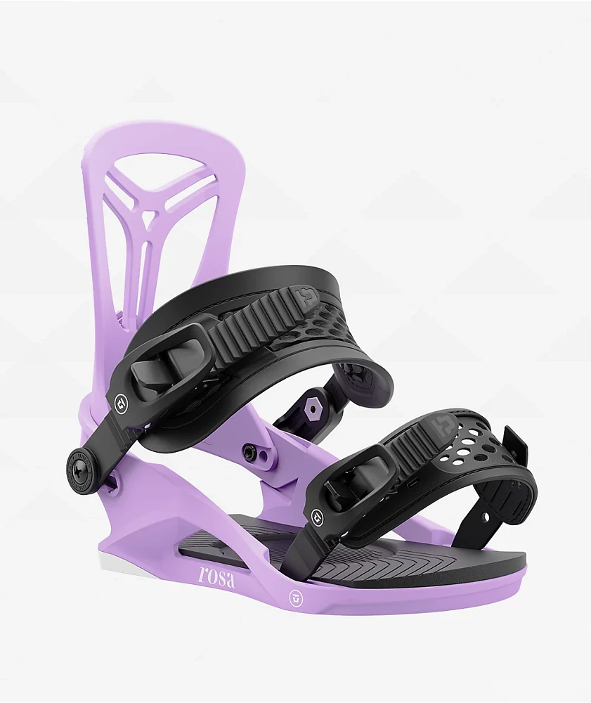 Union Rosa Violet Snowboard Bindings 2025