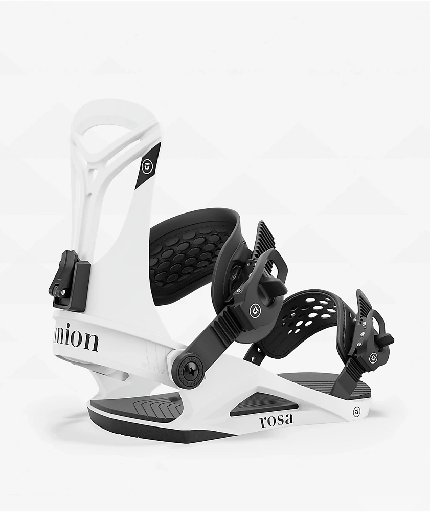 Union Rosa White Snowboard Bindings 2025