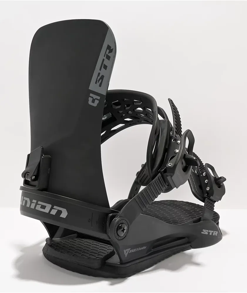 Union STR Black Snowboard Bindings