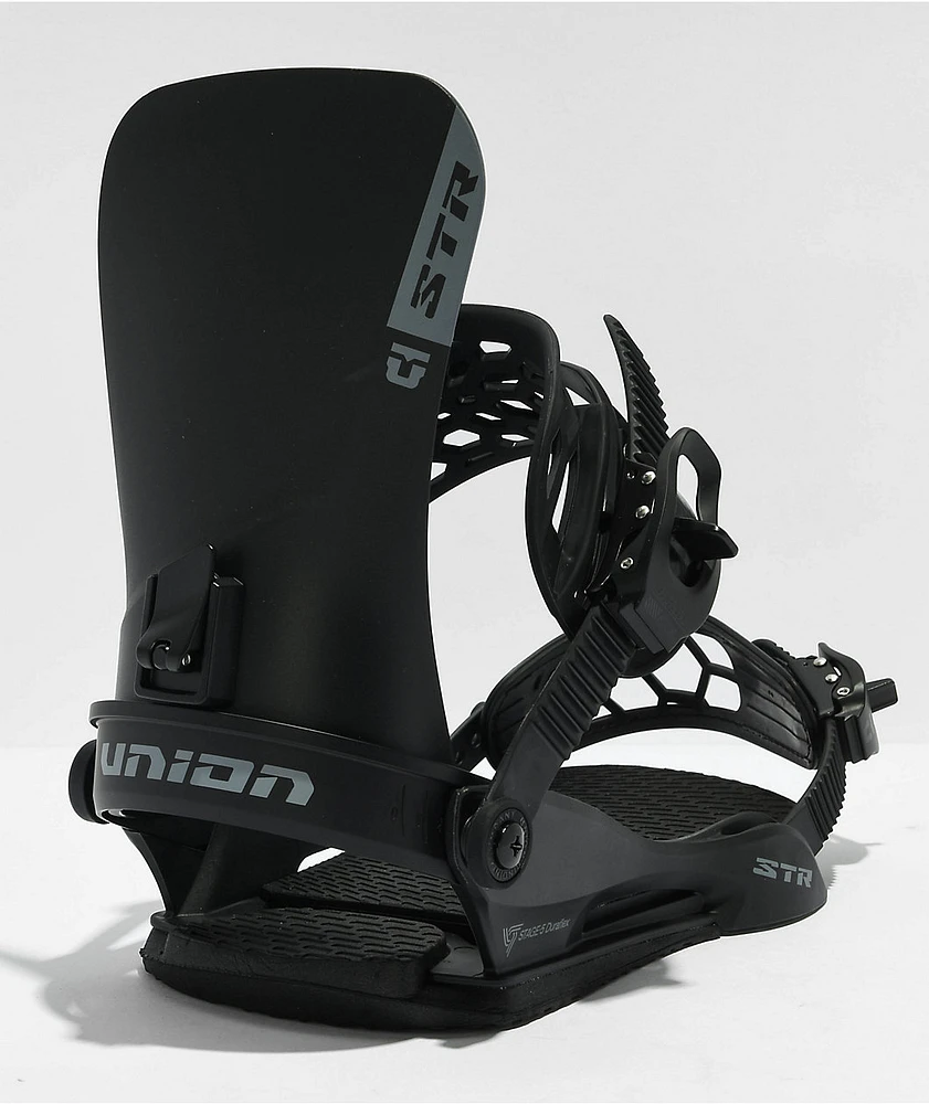 Union STR Black Snowboard Bindings 2024