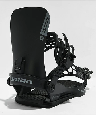 Union STR Black Snowboard Bindings 2024