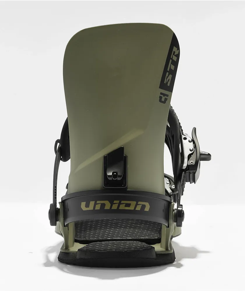 Union STR Hunter Green Snowboard Bindings 2024