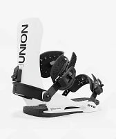 Union STR White Snowboard Bindings 2025