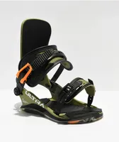 Union Ultra Army Green Snowboard Bindings 2024