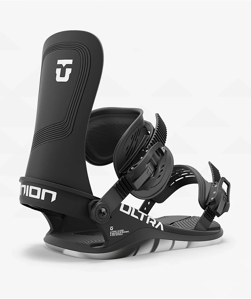 Union Ultra Black Snowboard Bindings 2025