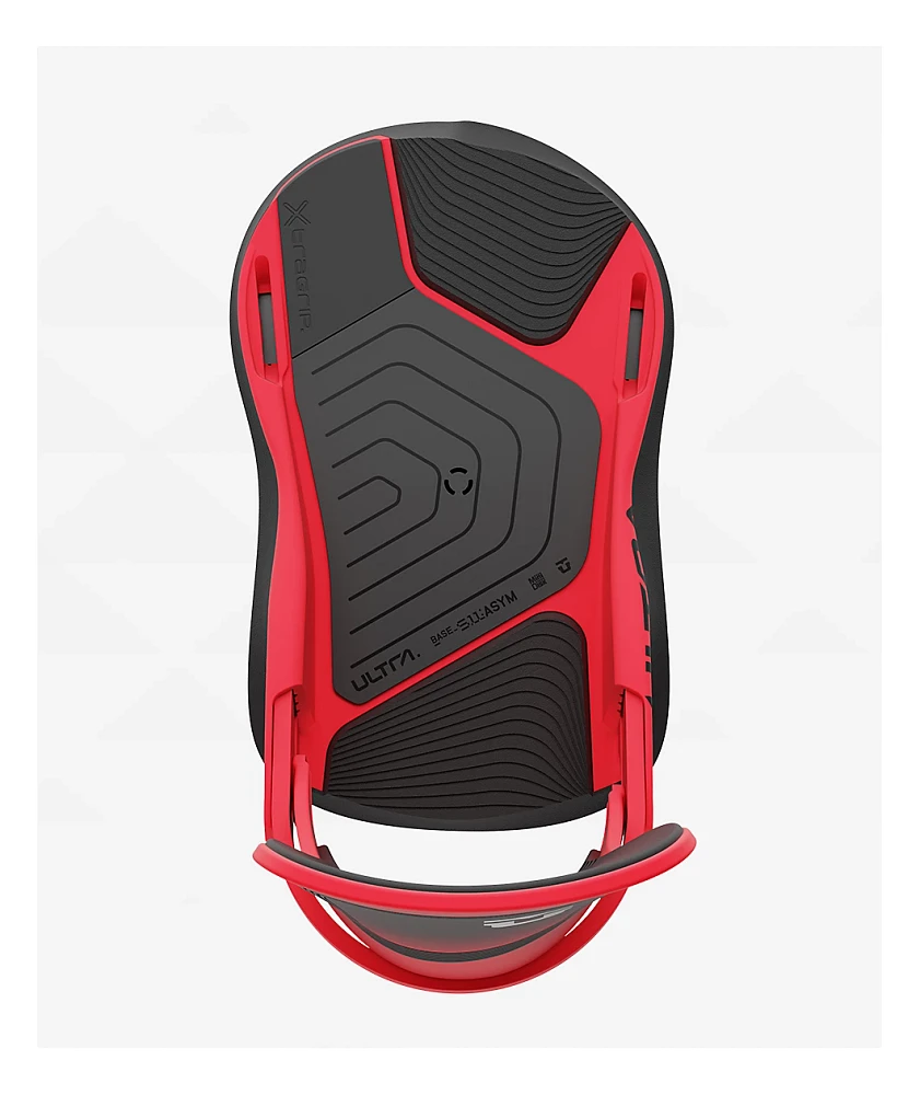 Union Ultra Hot Red Snowboard Bindings 2025