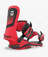 Union Ultra Hot Red Snowboard Bindings 2025