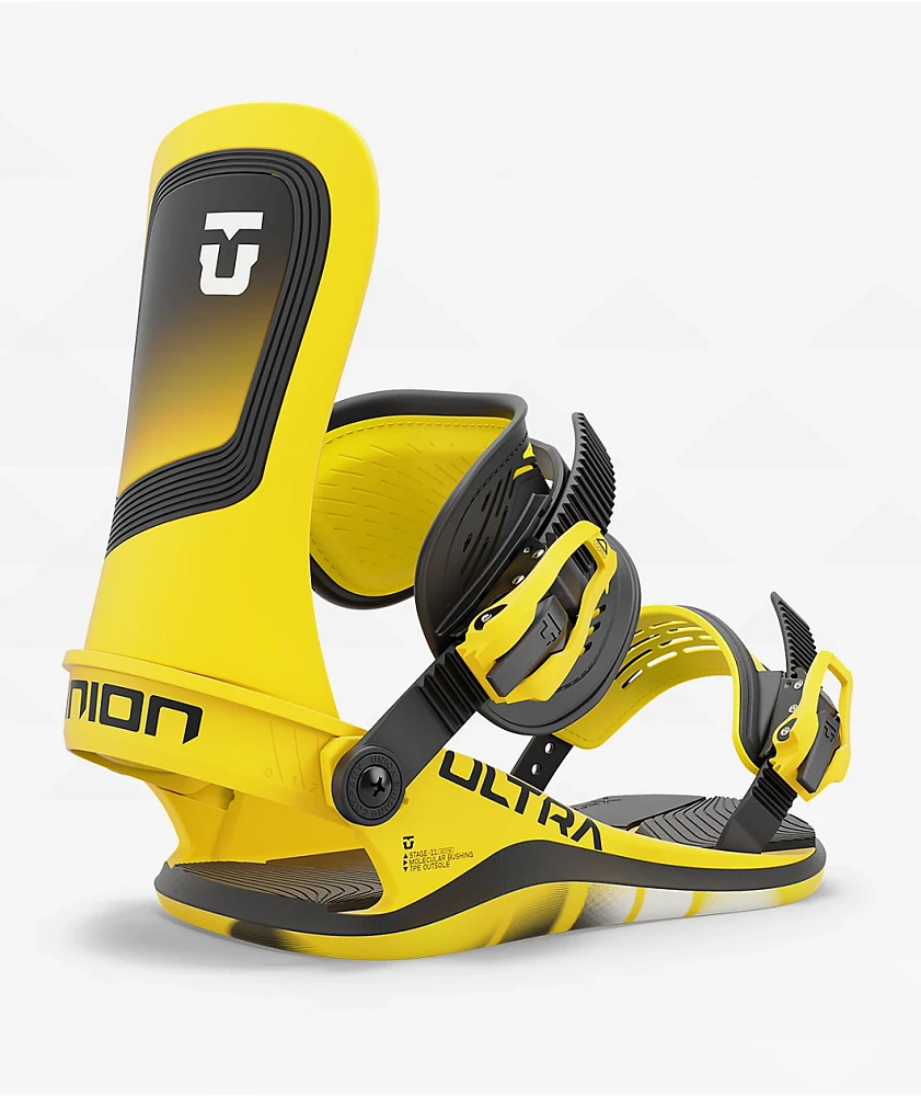 Union Ultra Yellow Snowboard Bindings 2025