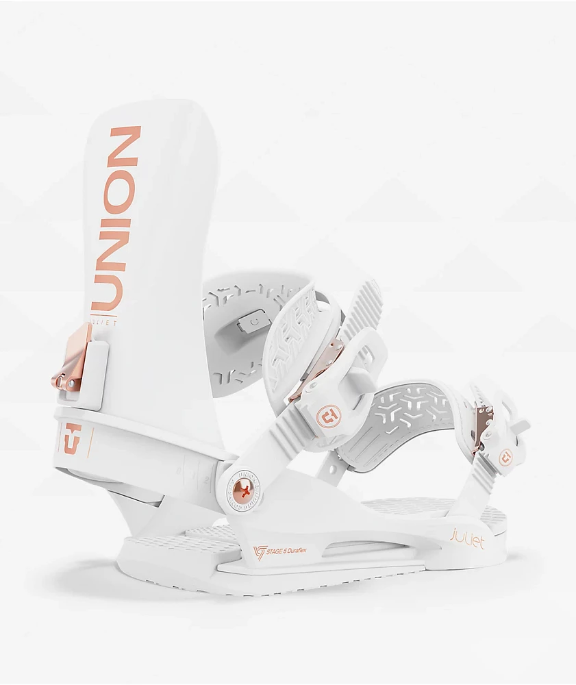 Union Women's Juliet White Snowboard Bindings 2025