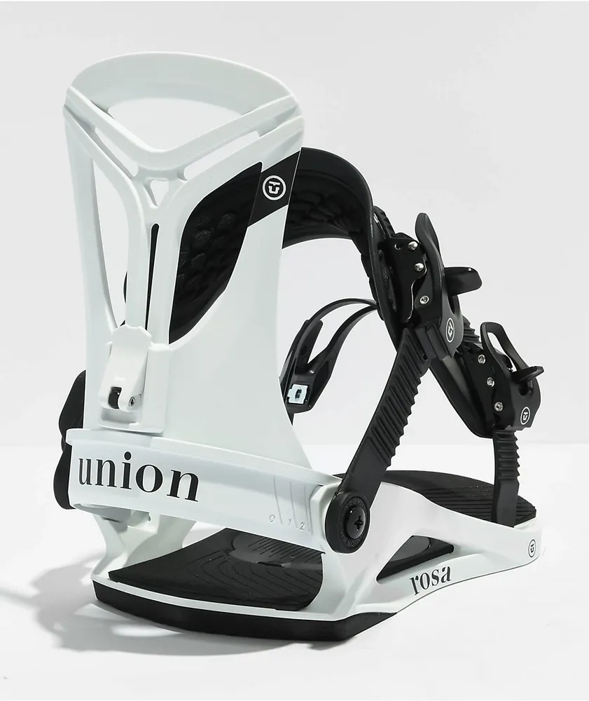 Union Women's Rosa White Snowboard Bindings 2024